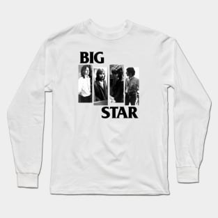 Big Black Star Flag Long Sleeve T-Shirt